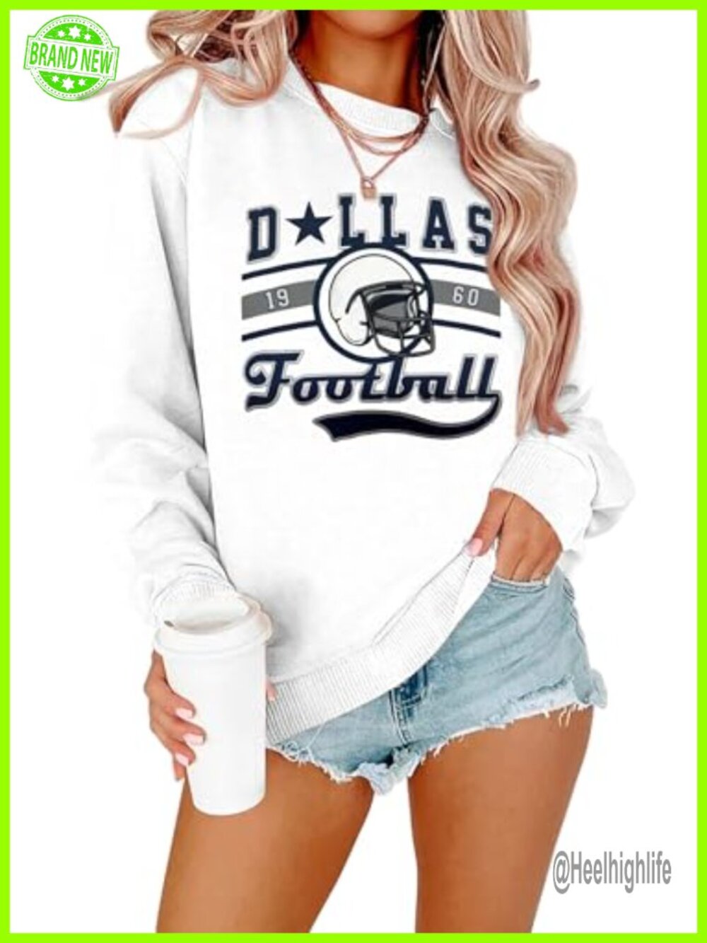 Football Game Day Graphic Sweatshirt Oversized Pullover Long Sleeve Crewneck